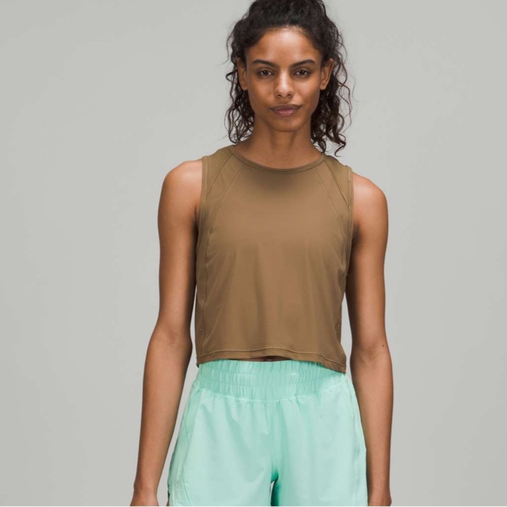 Lululemon Sculpt Cropped Tank Top